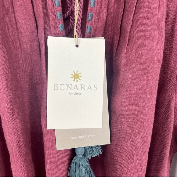 Benaras by Citrus Linen Dress NWT Size medium - Picture 6 of 10